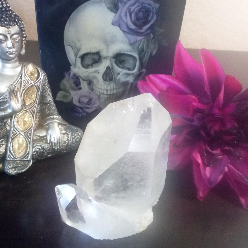 Clear Quartz Point From Brazil - Picture 10 of 15